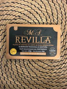 ANCHOAS EN ACEITE DE OLIVA VIRGEN EXTRA REVILLA