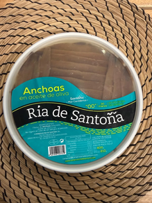ANCHOAS EN ACEITE DE OLIVA RIA DE SANTOÑA