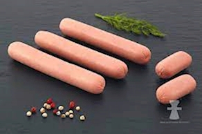 Salchicha cocida de pollo larga o picnic (pack 0,500 kg. aprox.)