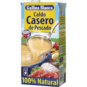 CALDO CASERO DE  PESCADO  GALLINA BLANCA