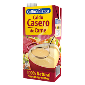 CALDO CASERO DE  CARNE  GALLINA BLANCA
