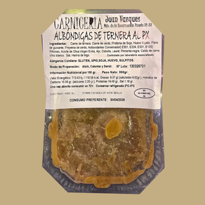 Albóndigas de ternera al PX