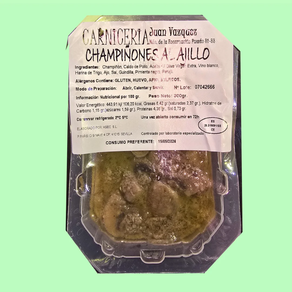 Champiñones al ajillo