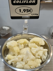 Coliflor (Ración 250 gr aprox.)