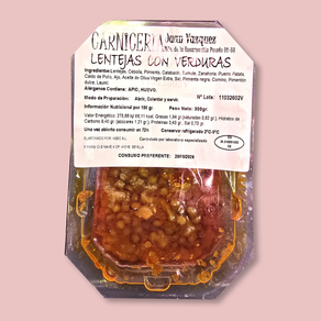 Lentejas con verduras