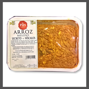 Arroz meloso secreto y níscalos