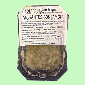 Guisantes con jamón