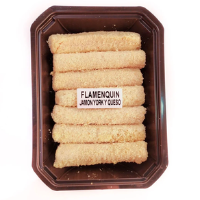 Mini Flamenquín (jamón york y queso)