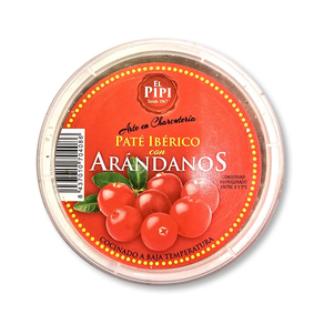 Pate ibérico con arándanos