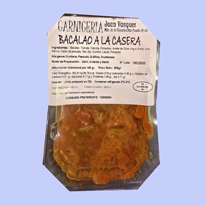 Bacalao a la casera