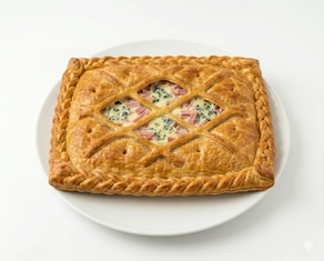 Empanada de Jamón York y Roquefort (Unidad 1,3 kg aprox)