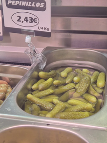 Pepinillos (Ración 250 gr aprox.)