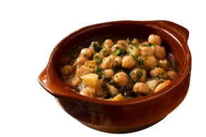 Menudo con garbanzos (Ración 500 gr aprox)