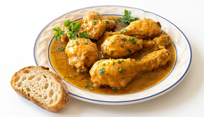 Pollo en salsa (Ración 250 gr aprox)