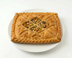 Empanada de Pastela de pollo y frutos secos (Unidad 1,3 kg aprox)