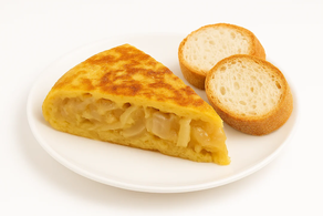 Tortilla con cebolla (1 kg aprox)