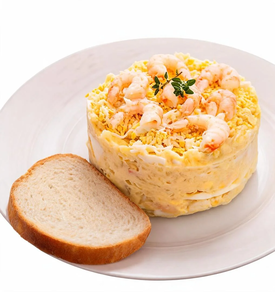 Ensaladilla de gambas (Ración 250 gr aprox)