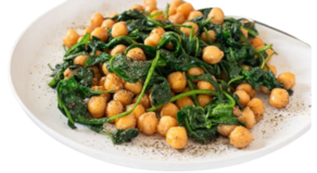 Espinacas con Garbanzos (Ración 250 gr aprox)