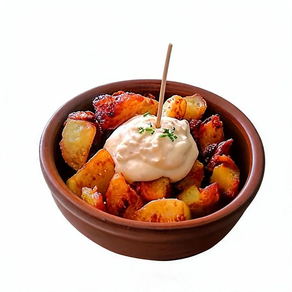 Patatas ali-oli aliñadas (Ración 250 gr aprox)